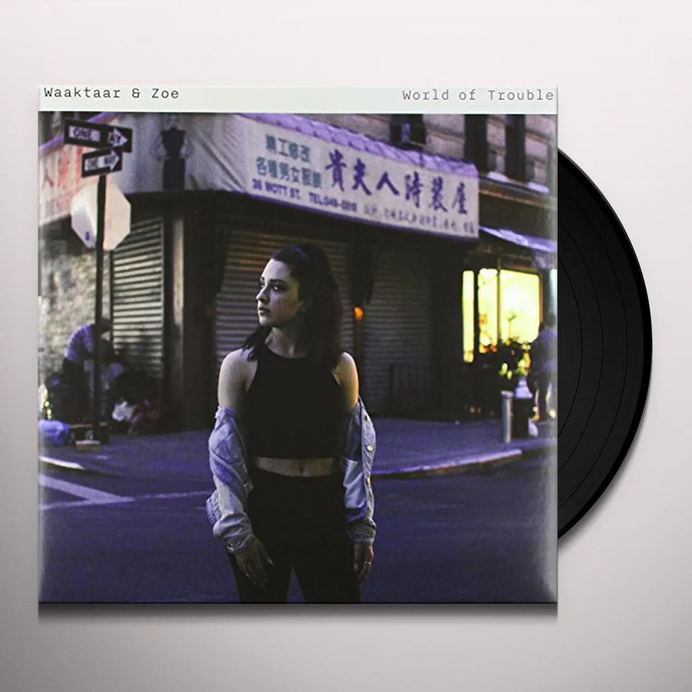 Waaktaar & Zoe WORLD OF TROUBLE (LIMITED EDITION PURPLE VINYL) Vinyl Record