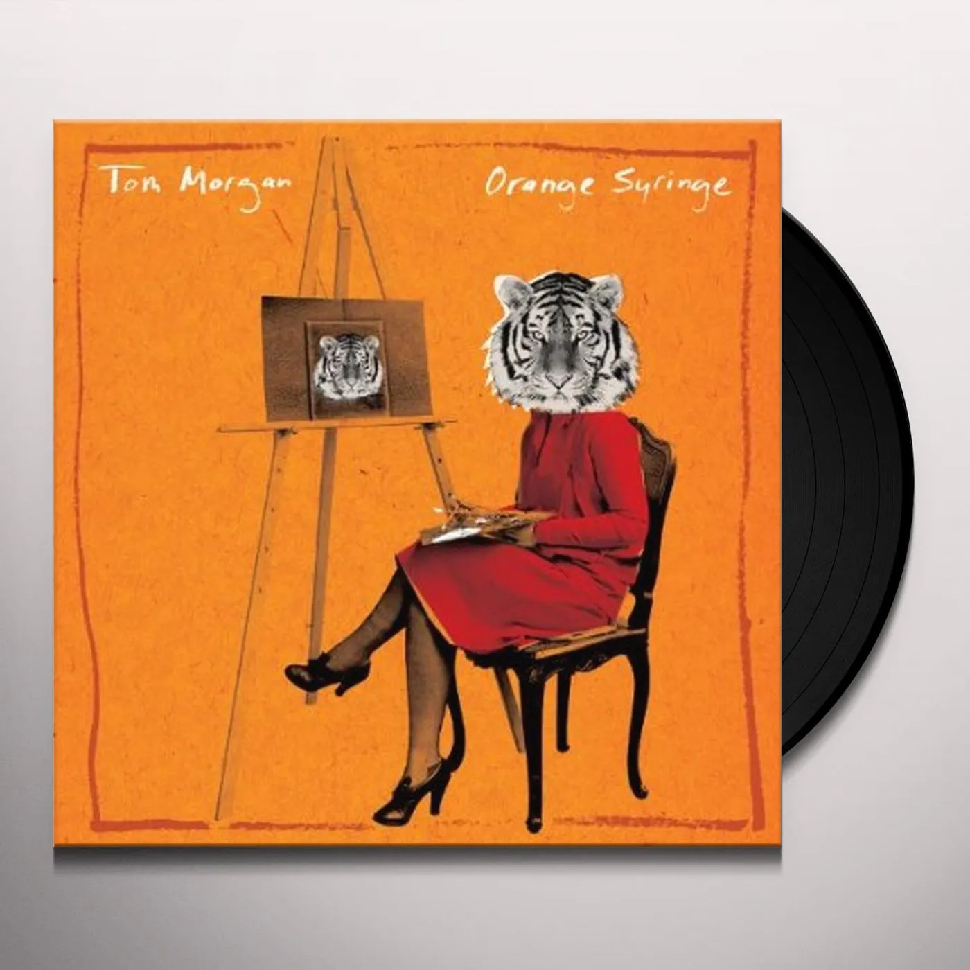 Tom Morgan Orange Syringe Vinyl Record