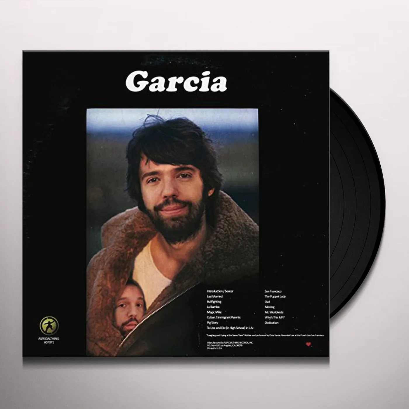 Chris Garcia Laughing and Crying at the Same Time Vinyl Record