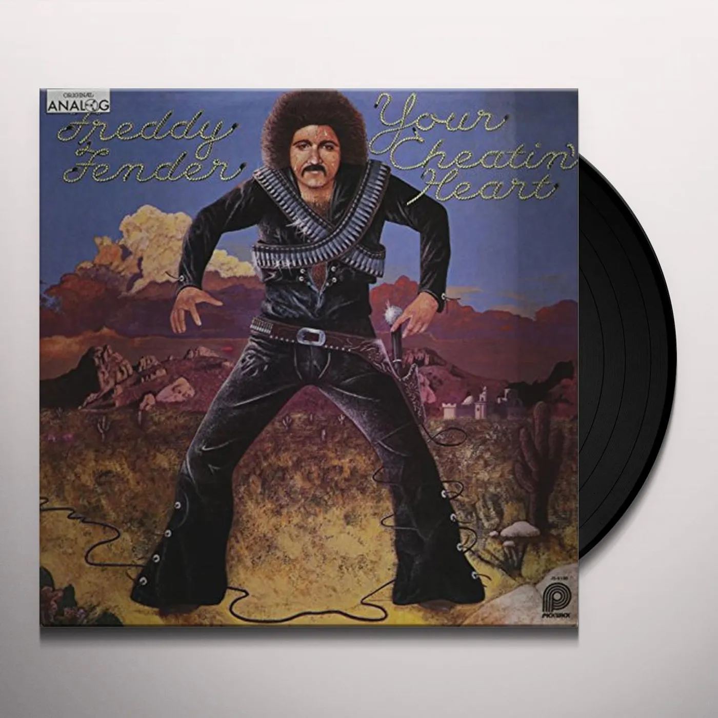 Freddy Fender Your Cheatin' Heart Vinyl Record