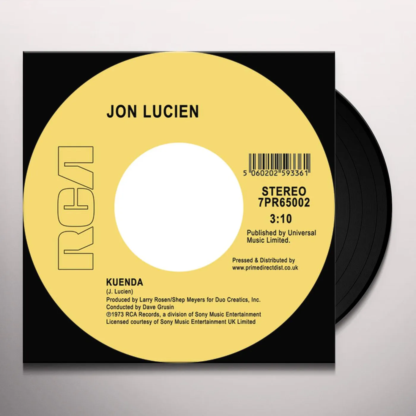 Jon Lucien WOULD YOU BELIEVE IN ME / KUENDA Vinyl Record