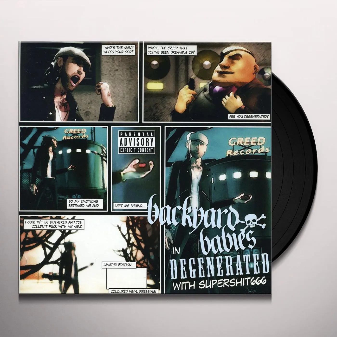 Backyard Babies Degenerated Vinyl Record