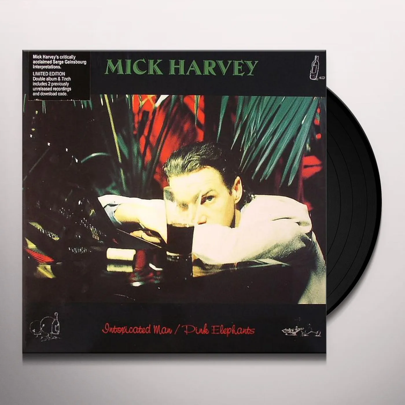 Mick Harvey Intoxicated Man / Pink Elephants Vinyl Record