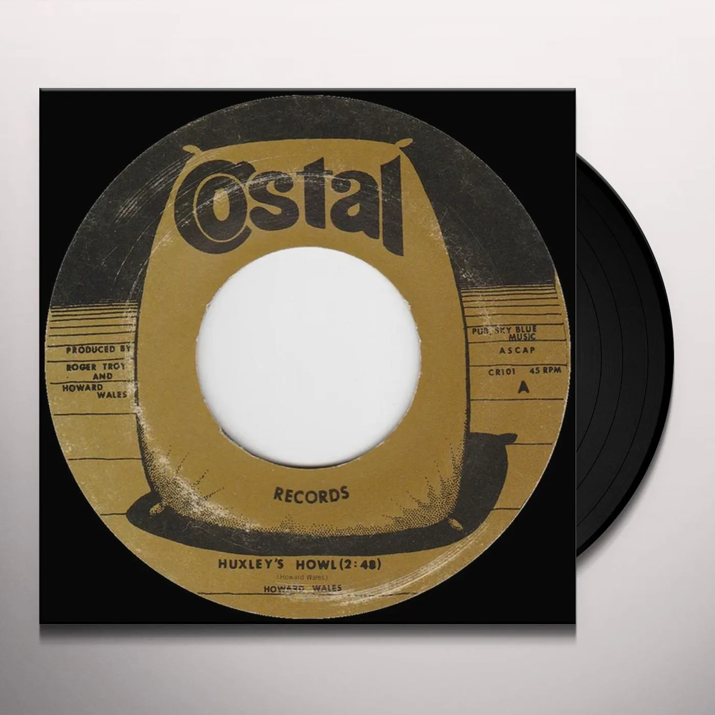 Howard Wales HUXLEY'S HOWL / MY BLUES Vinyl Record