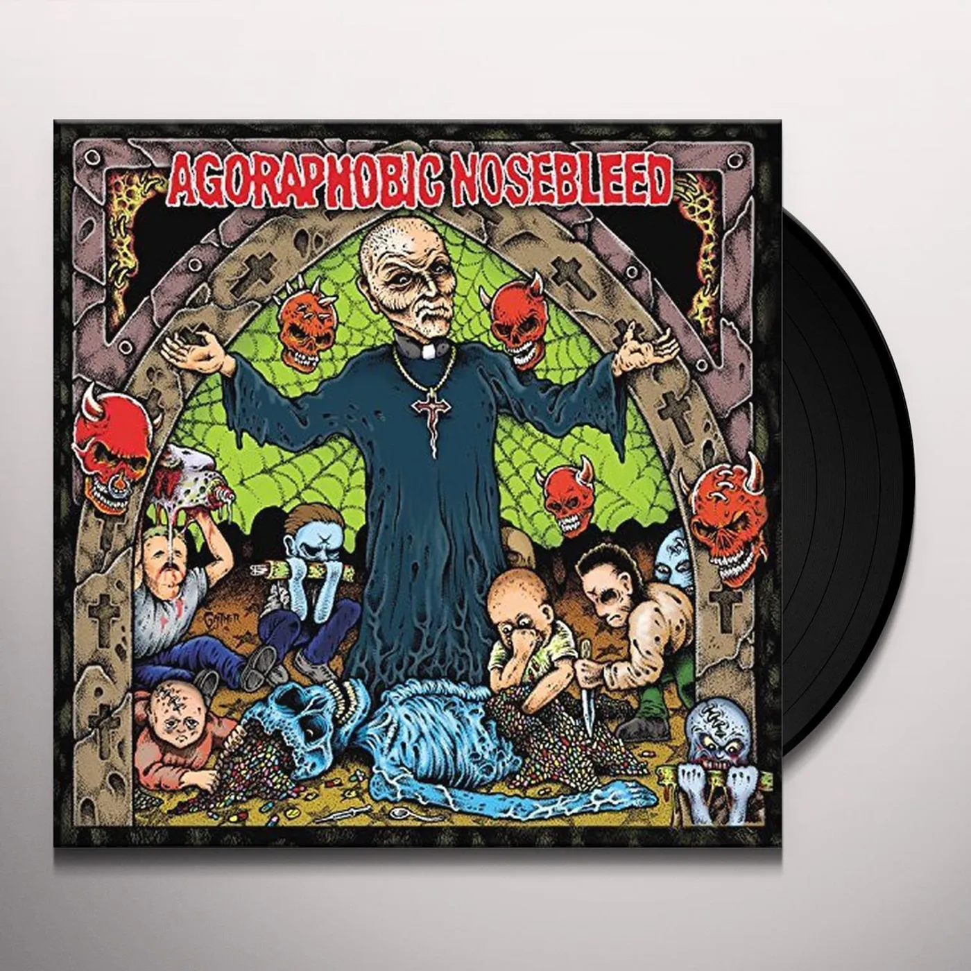 Agoraphobic Nosebleed Altered States of America Vinyl Record