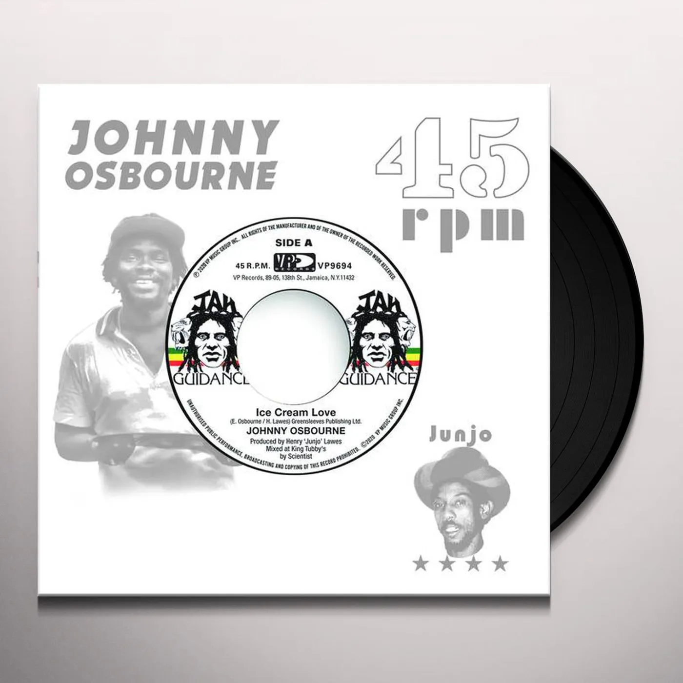 Johnny Osbourne Ice Cream Love Vinyl Record