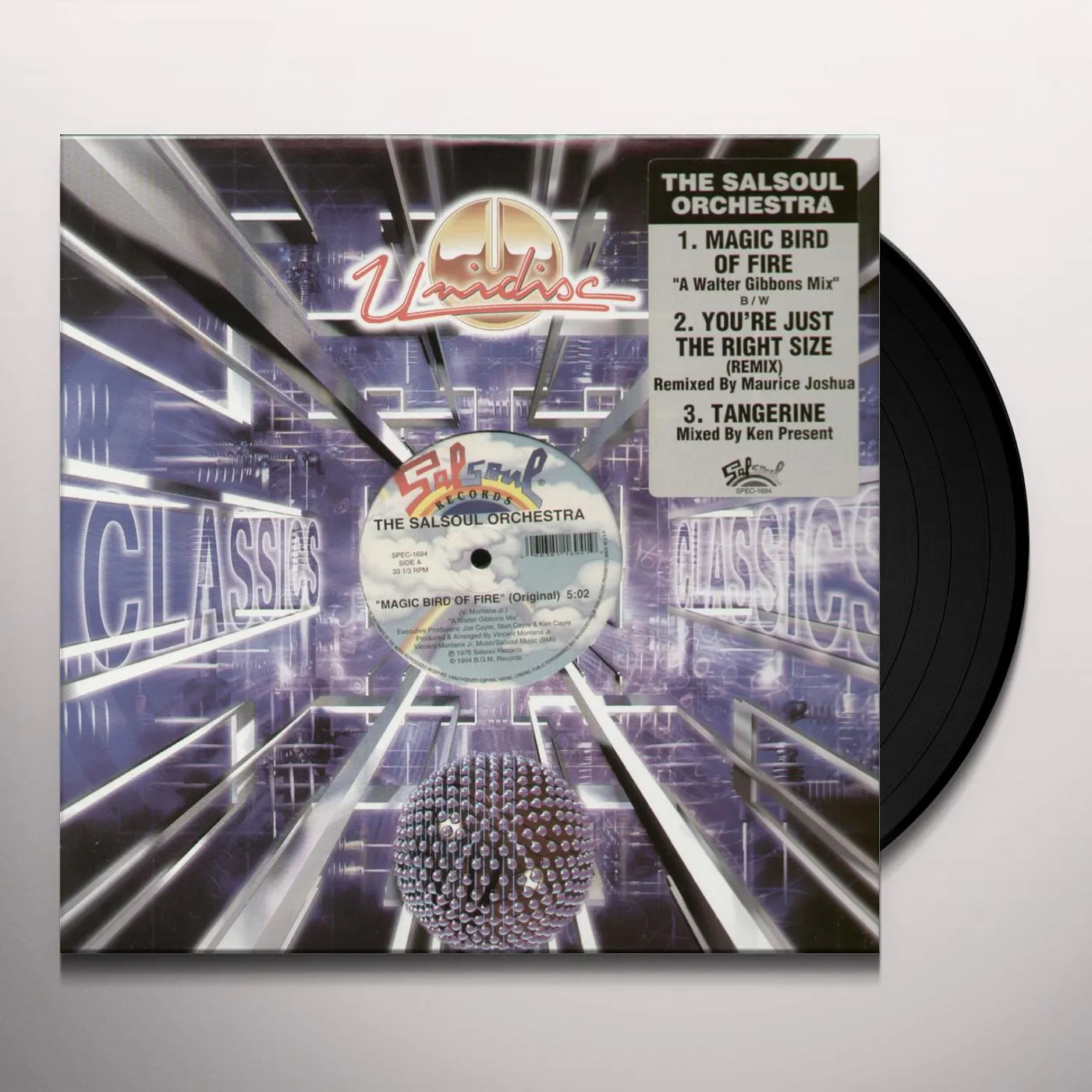 The Salsoul Orchestra MAGIC BIRD OF FIRE/YOURE JUST THE RIGHT SIZE Vinyl Record