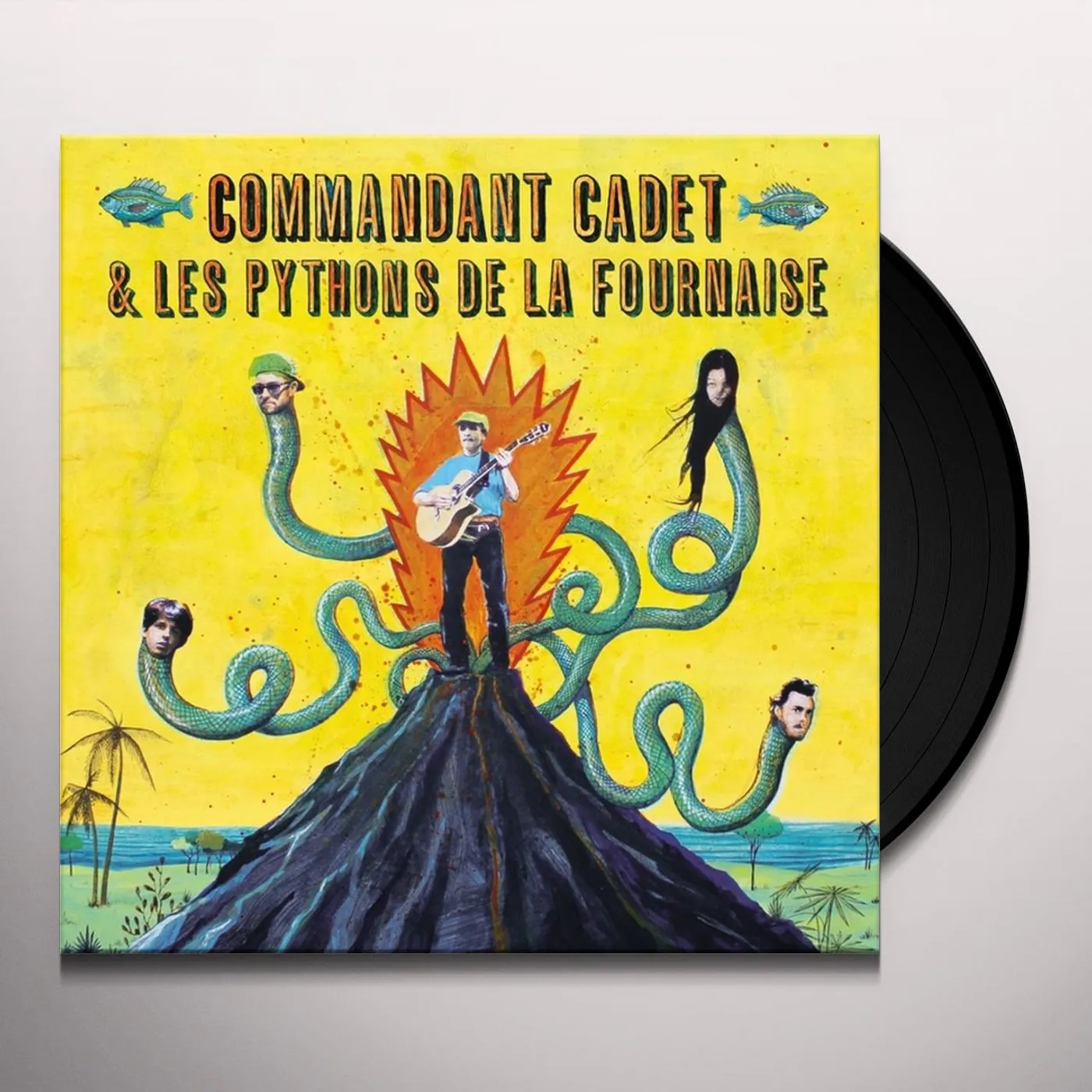 Commandant Cadet & Les Pythons De La Fournaise PREMIE VIRAZ Vinyl Record