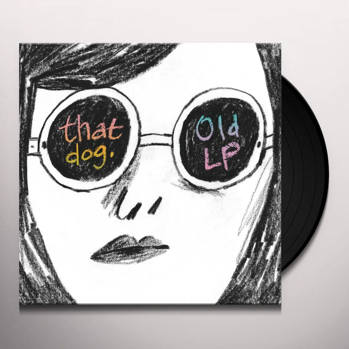 that dog. Old LP Vinyl Record