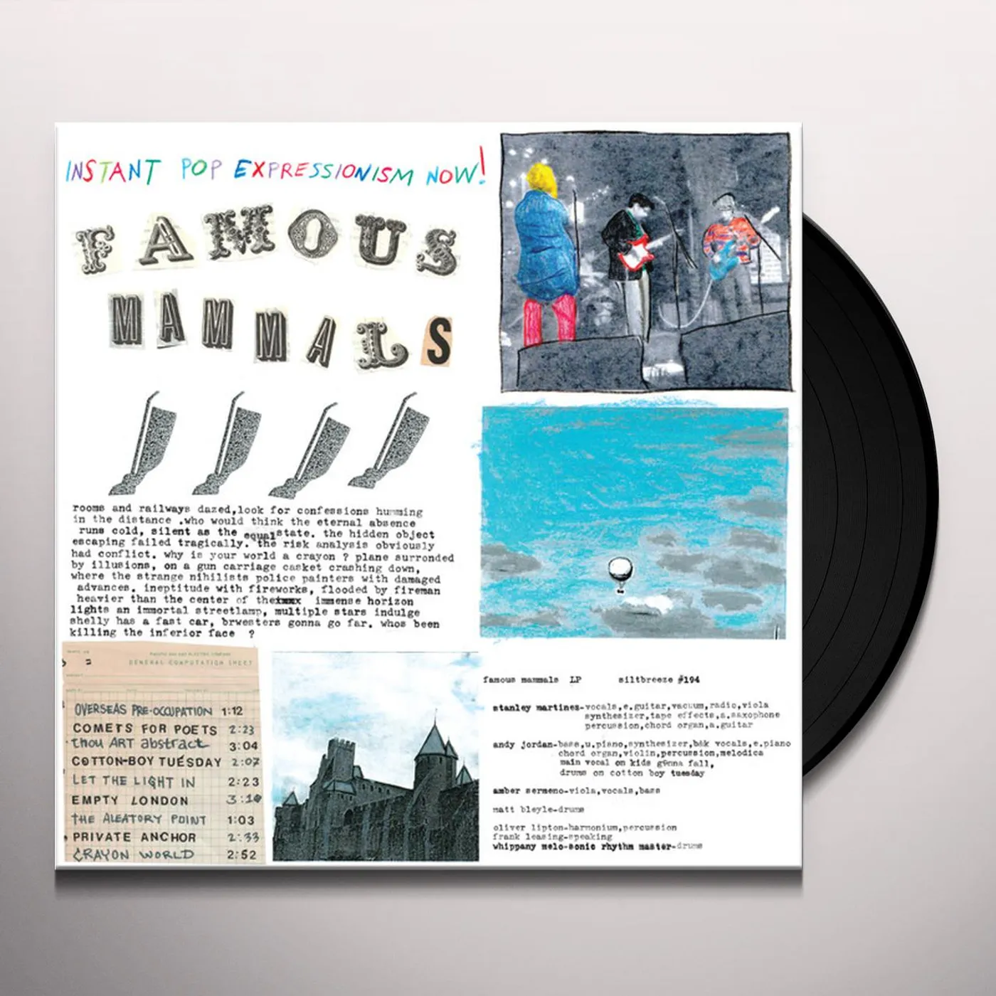 Famous Mammals Instant Pop Expressionism Now! Vinyl Record