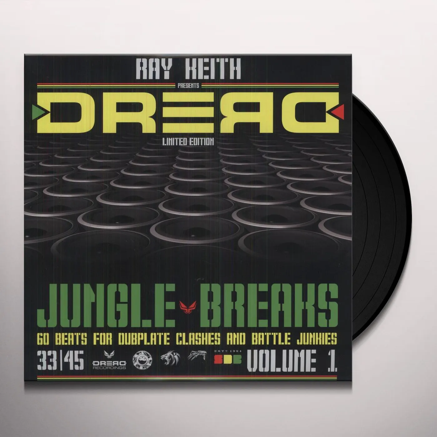 Ray Keith DREAD JUNGLE BREAKS Vinyl Record