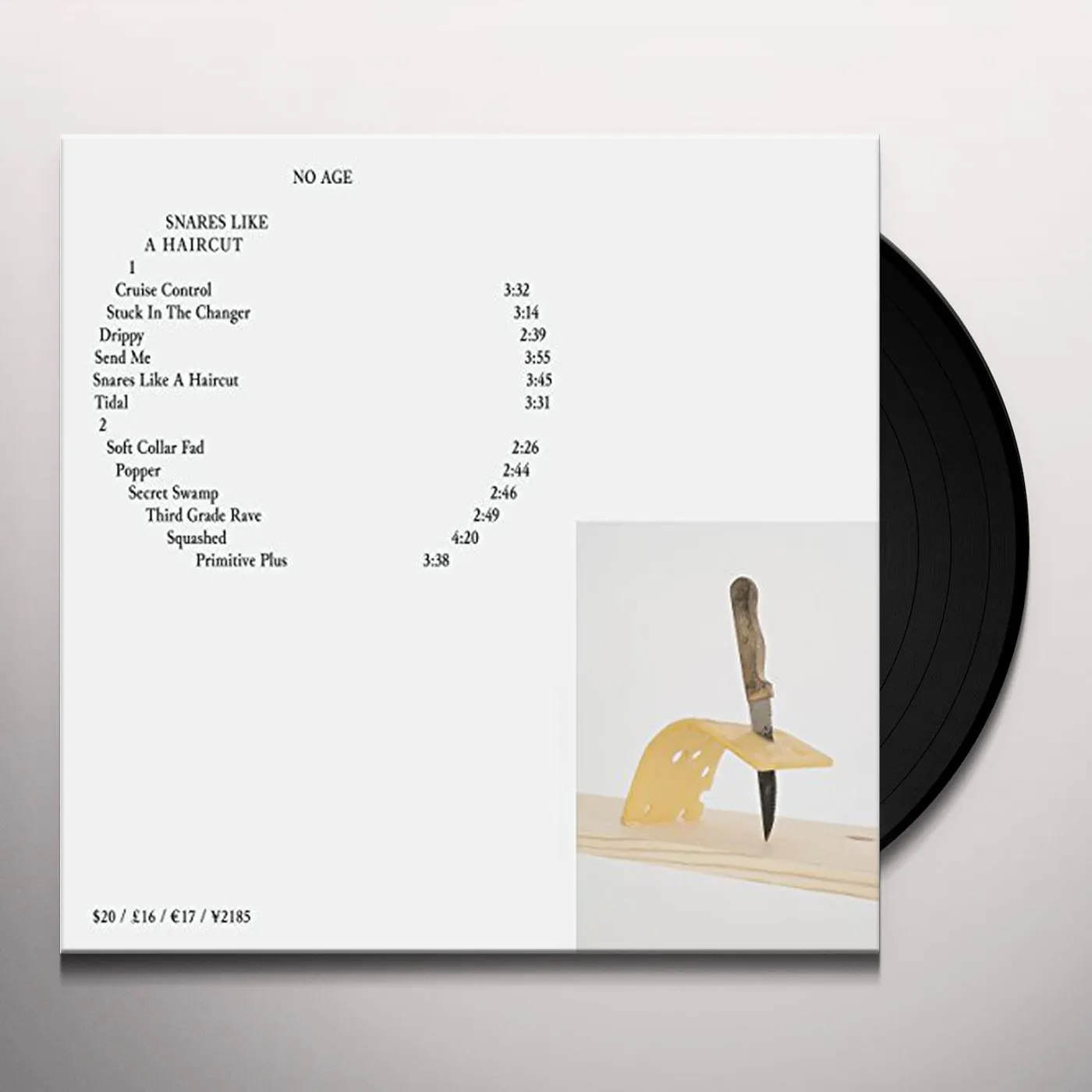 No Age Snares Like a Haircut Vinyl Record