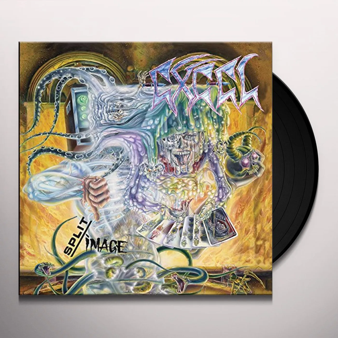 Excel Split Image Vinyl Record