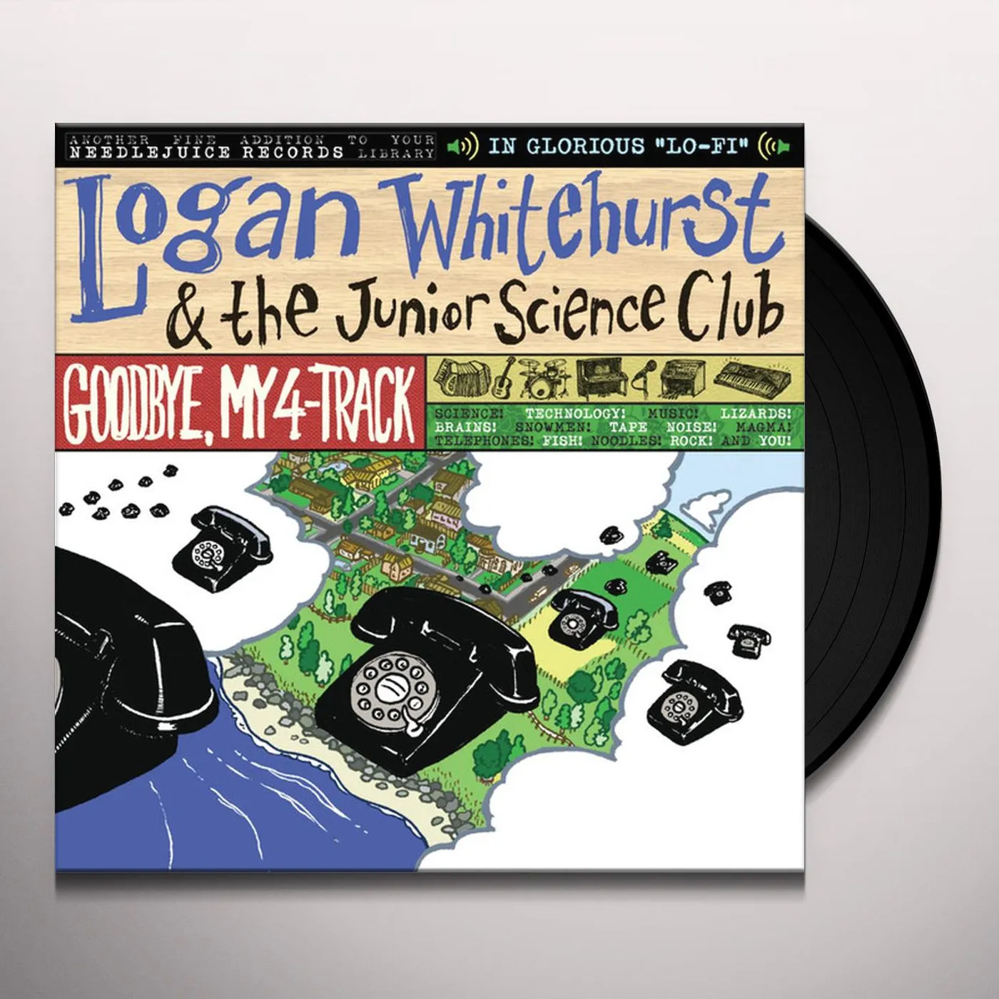 Logan Whitehurst & The Junior Science Club GOODBYE MY 4-TRACK Vinyl Record