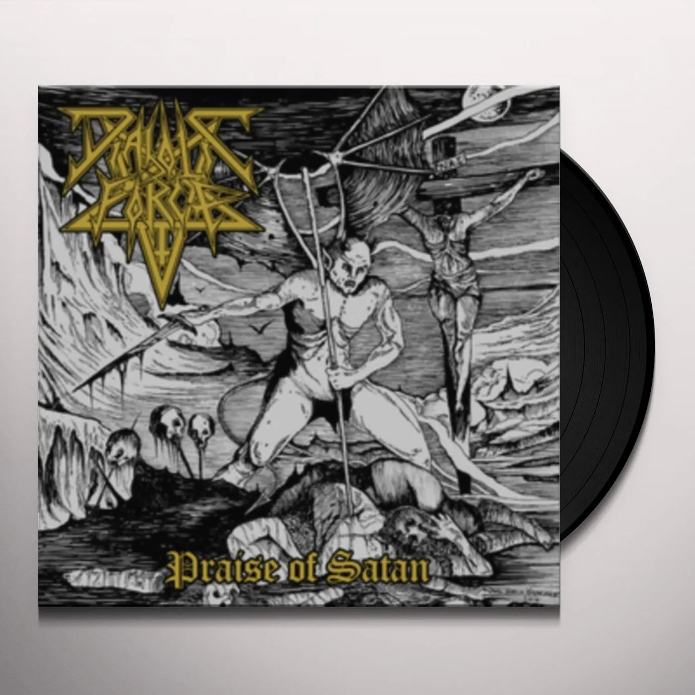 Diabolic Force Praise of Satan Vinyl Record