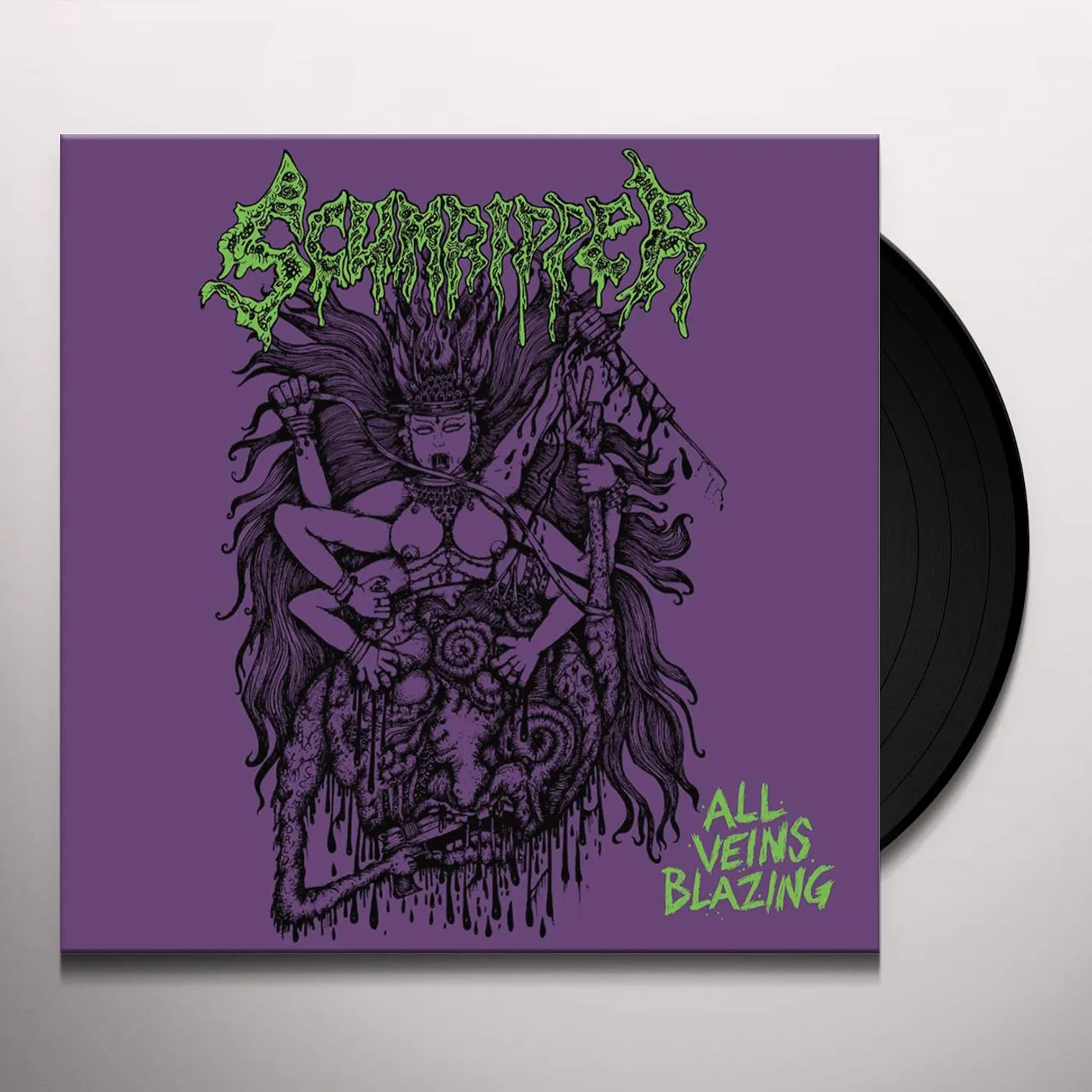 Scumripper All Veins Blazing Vinyl Record