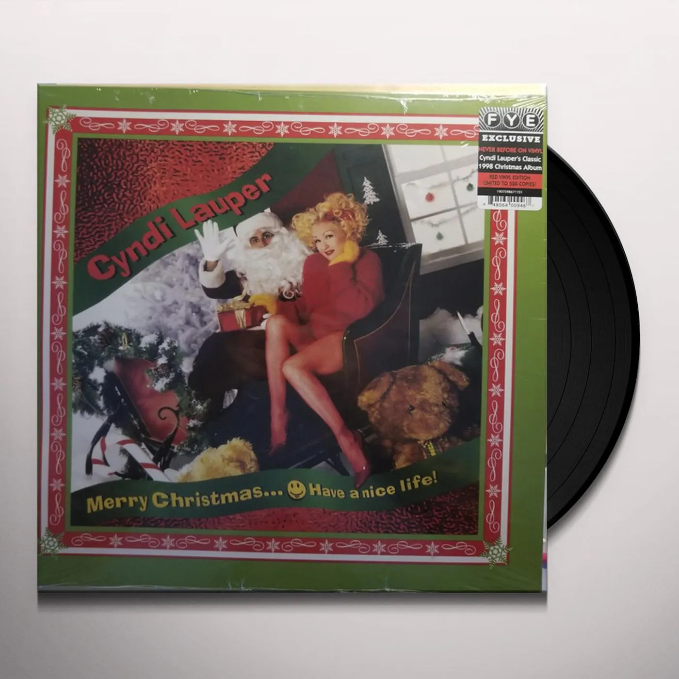 Cyndi Lauper MERRY CHRISTMAS HAVE A NICE LIFE Vinyl Record