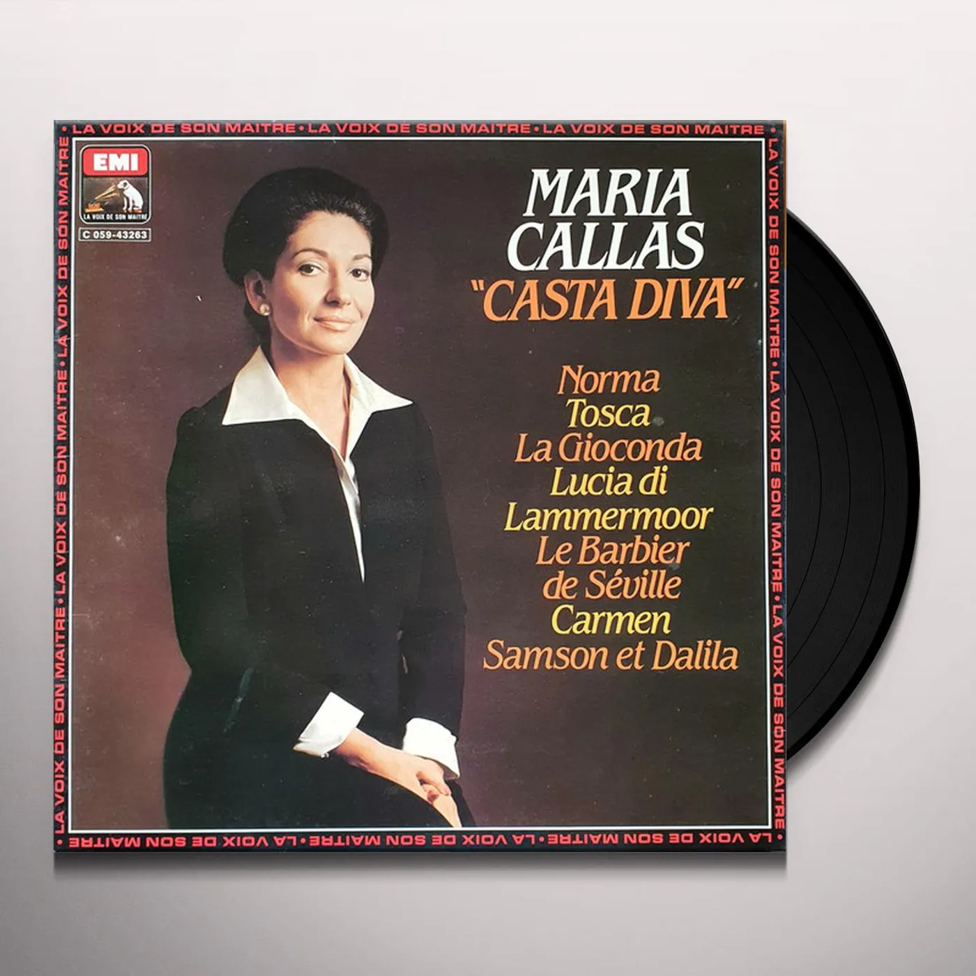 Maria Callas Casta Diva Vinyl Record