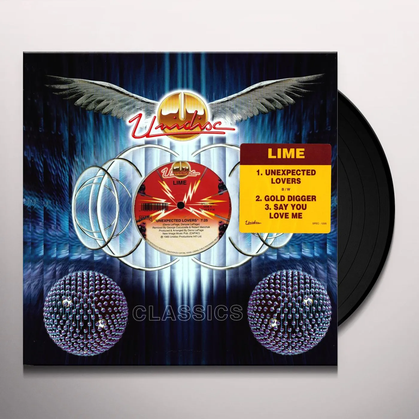 Lime Unexpected Lovers Vinyl Record