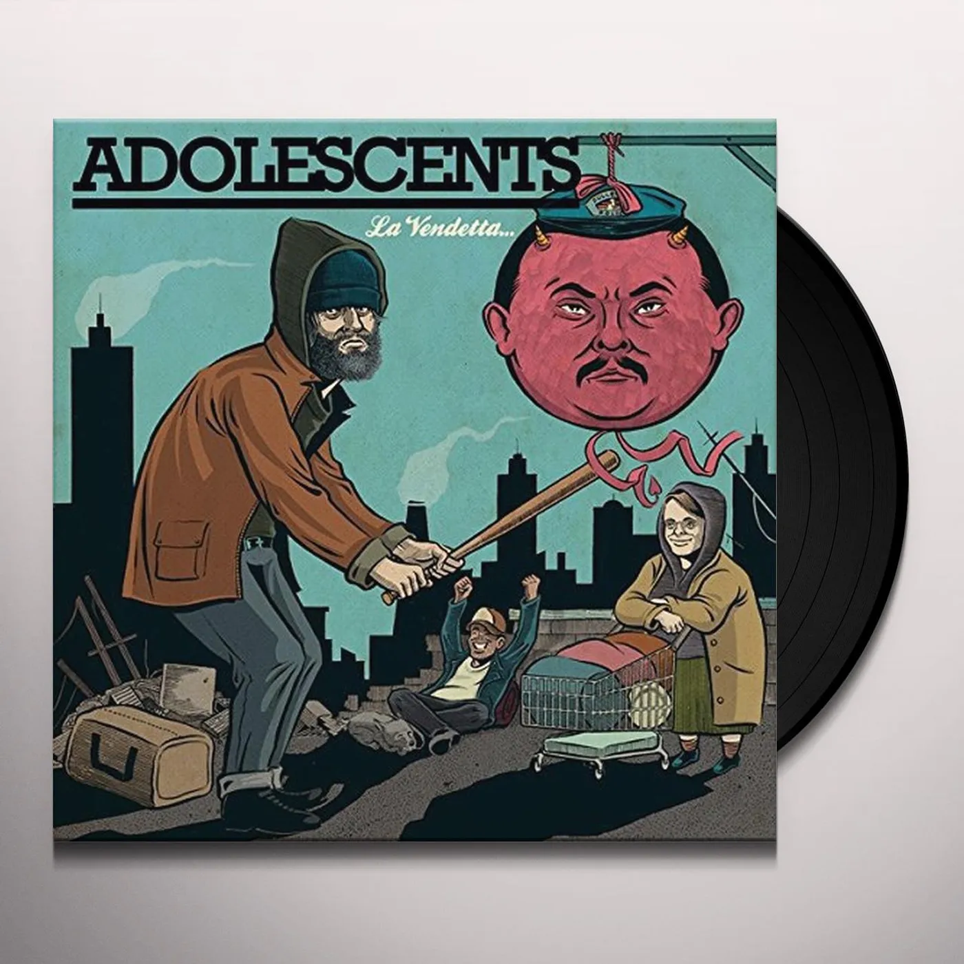 Adolescents La Vendetta Vinyl Record
