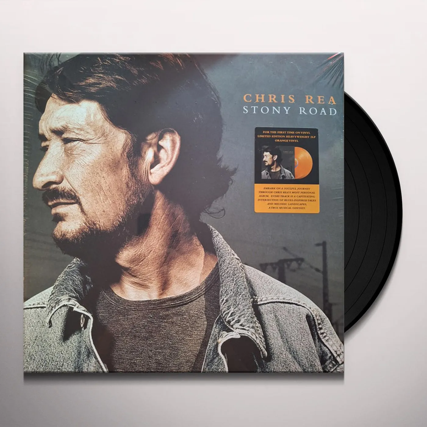Chris Rea STONY ROAD (ORANGE VINYL/2LP) Vinyl Record