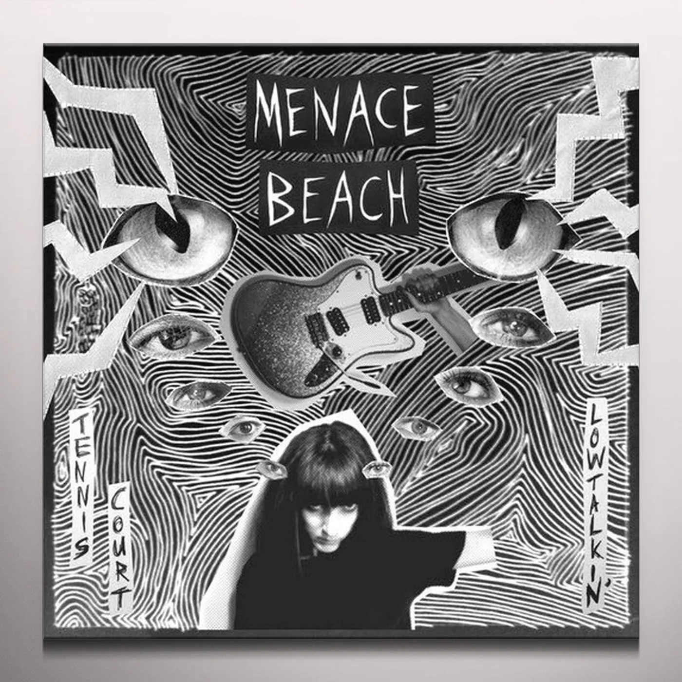 Menace Beach Tennis Court / Lowtalkin Vinyl Record