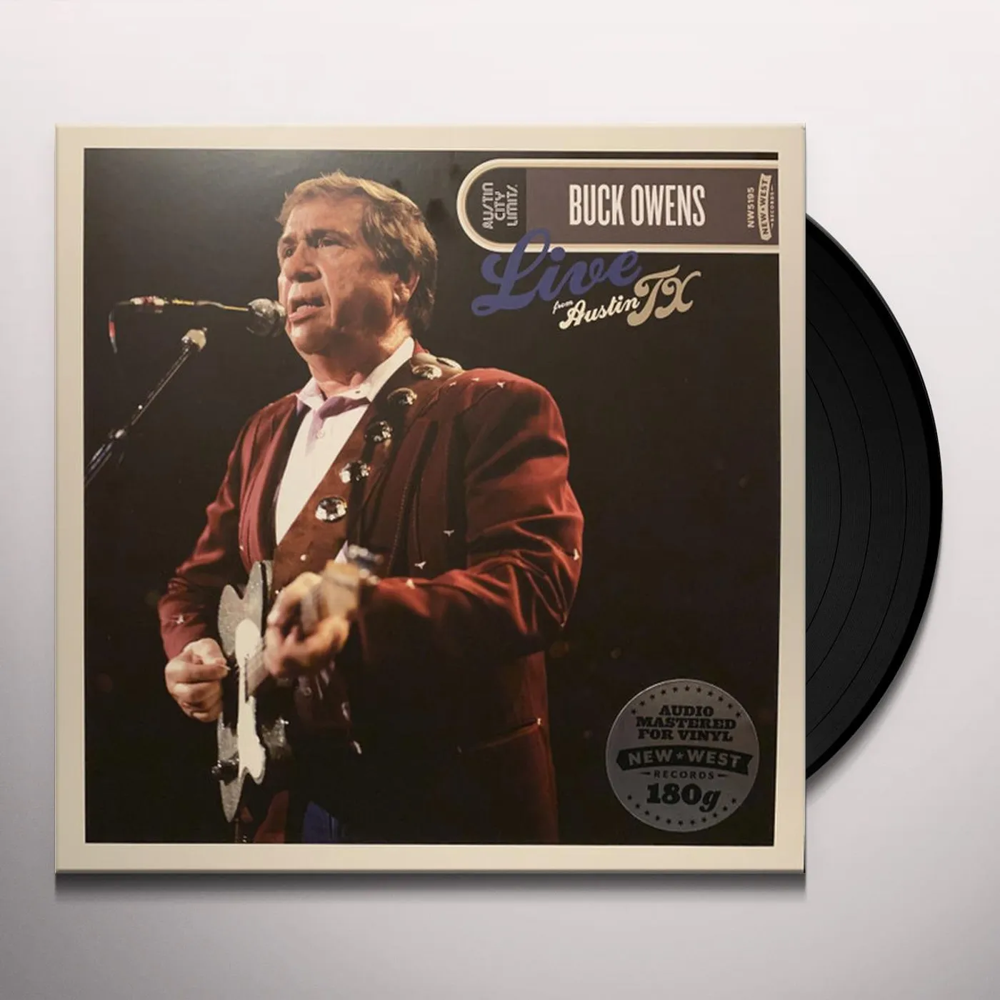 Buck Owens LIVE FROM AUSTIN TX (180G) Vinyl Record