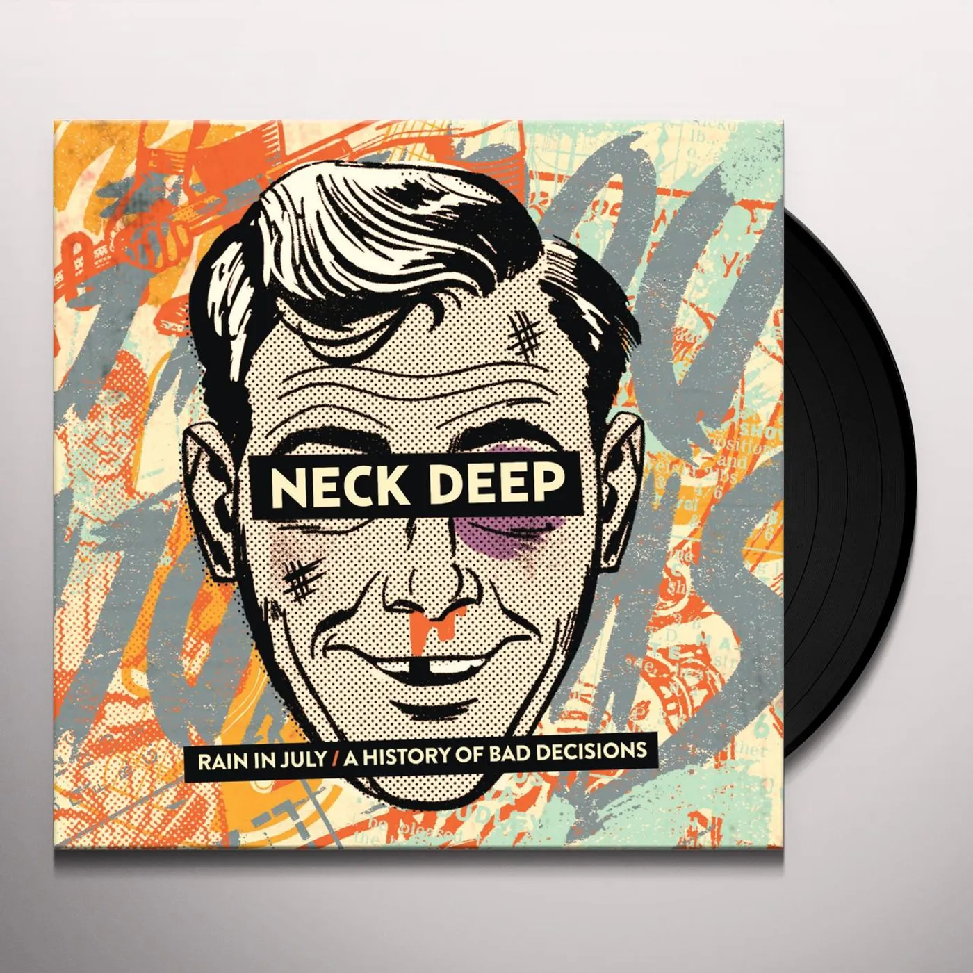 Neck Deep RAIN IN JULY / HISTORY OF BAD DECISIONS Vinyl Record