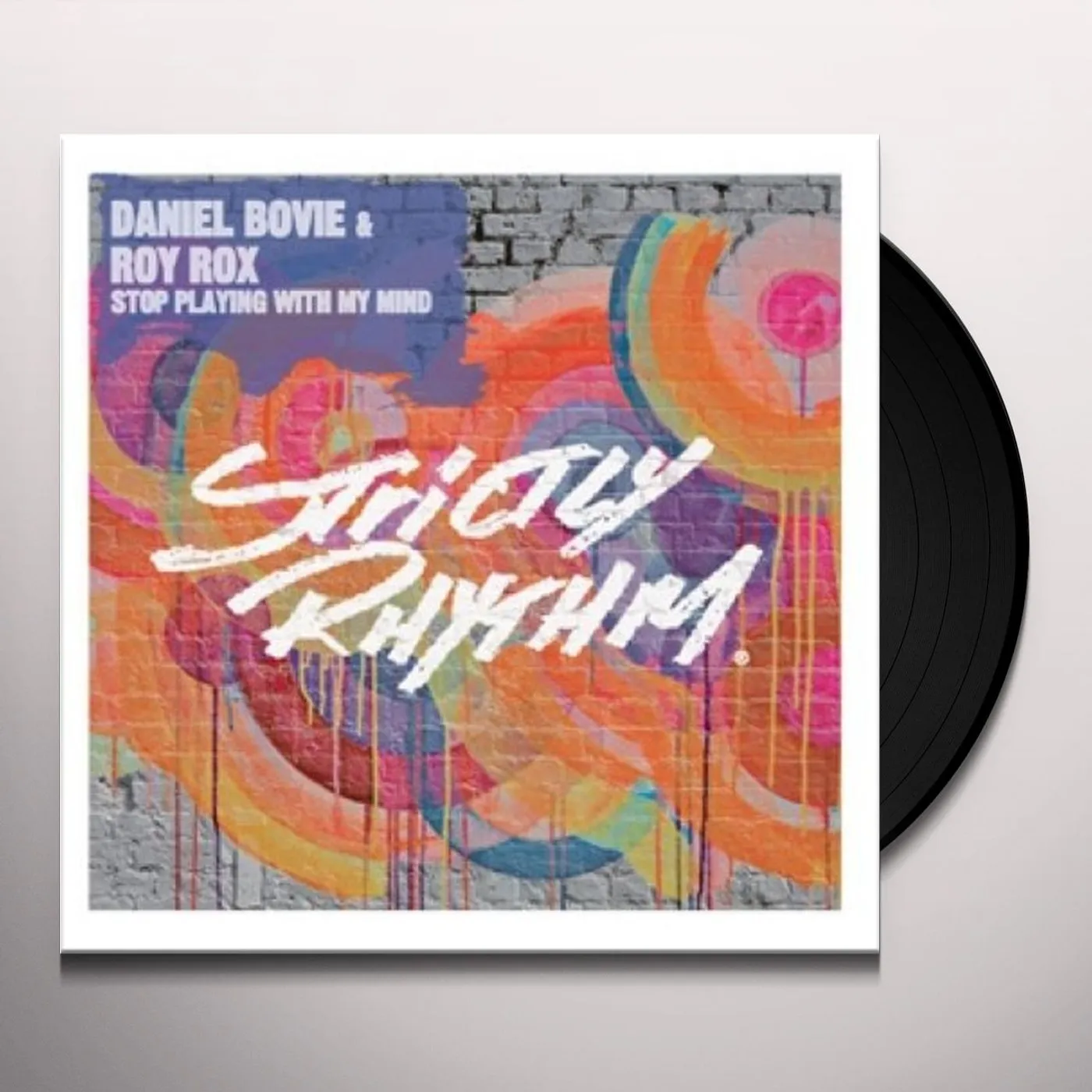 Daniel Bovie & Roy Rox STOP PLAYING WITH MY MIND Vinyl Record - UK Release