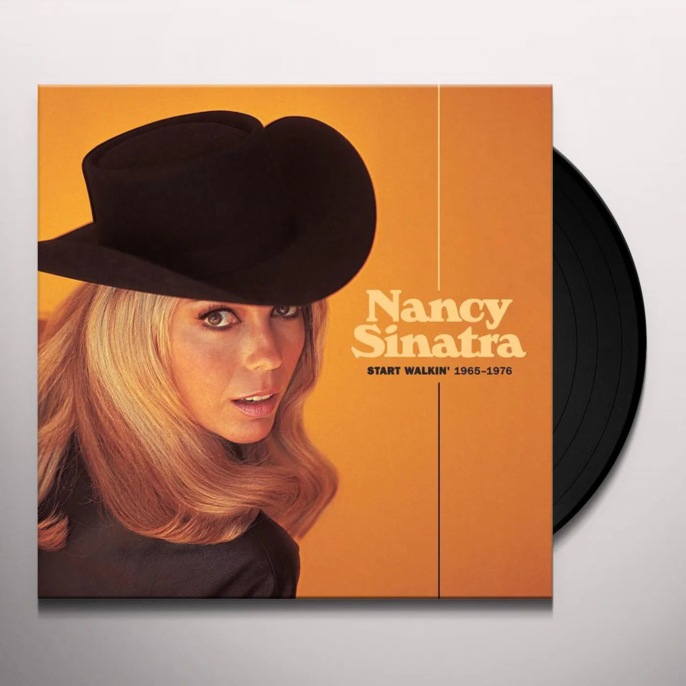 Nancy Sinatra START WALKIN' 1965-1976 (2LP/VELVET MORNING SUNRISE YELLOW VINYL/BOOK) Vinyl Record
