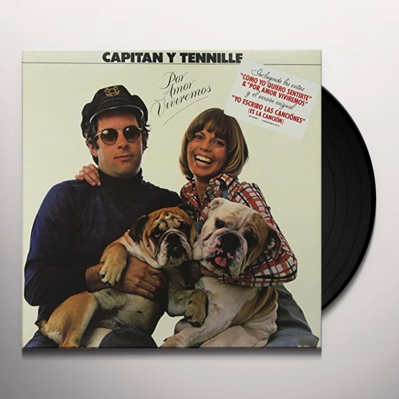 Captain & Tennille POR AMOR VIVIREMOS Vinyl Record