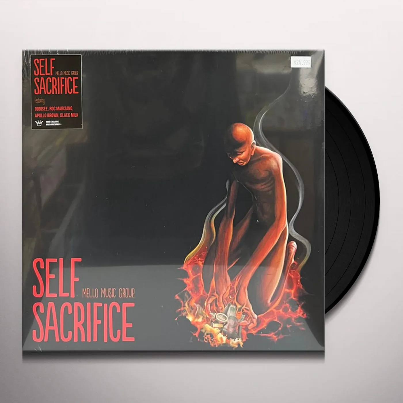Mello Music Group SELF SACRIFICE (FLAMING ORANGE VINYL) (I) Vinyl Record