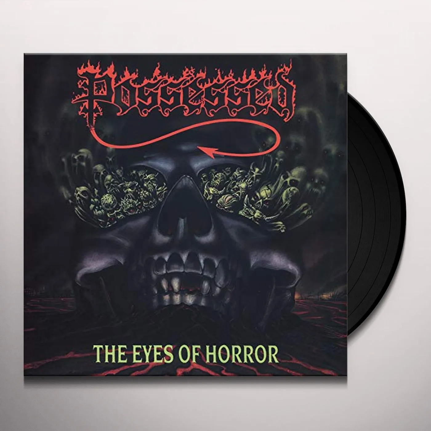 Possessed EYES OF HORROR Vinyl Record