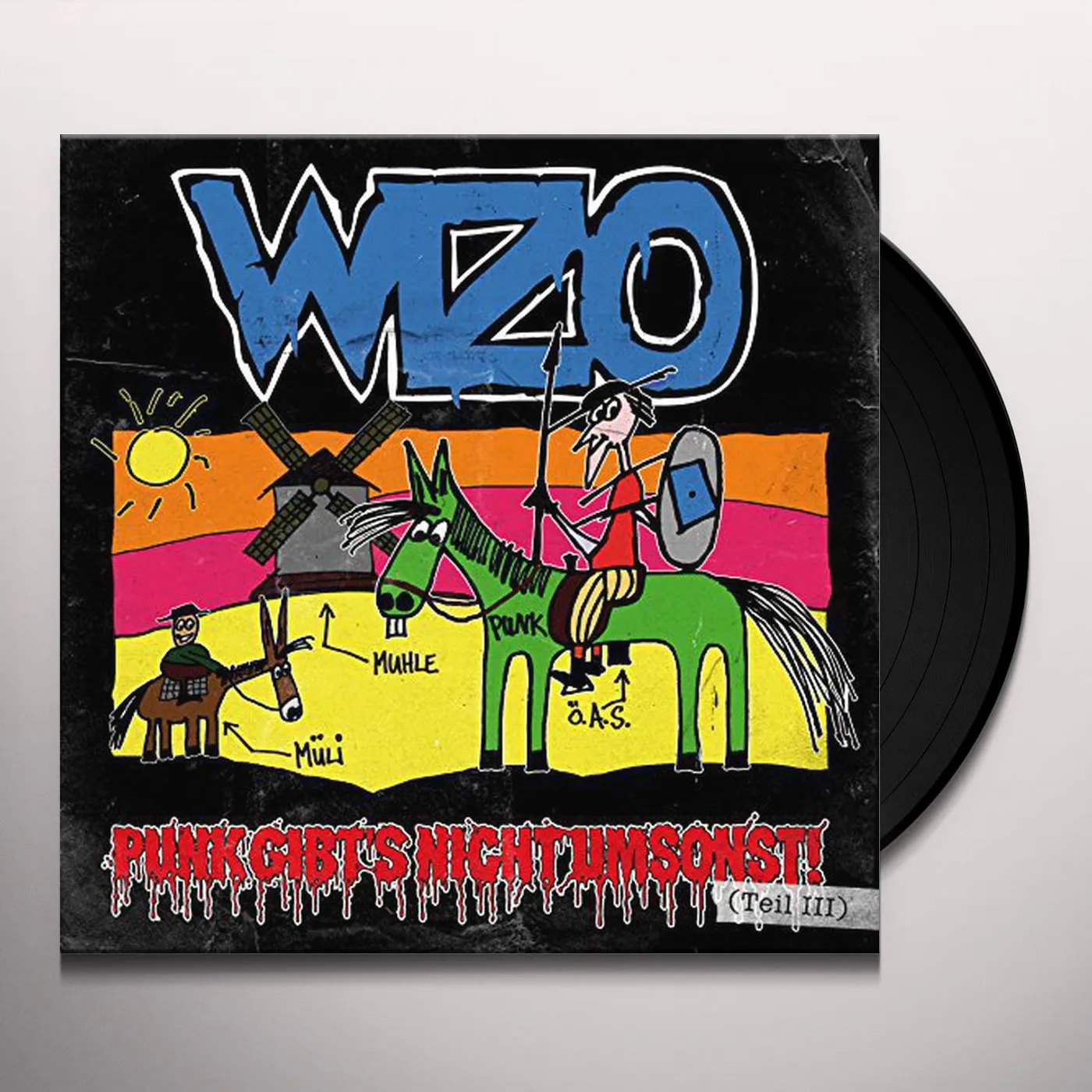 Wizo PUNK GIBT'S NICHT UMSO Vinyl Record