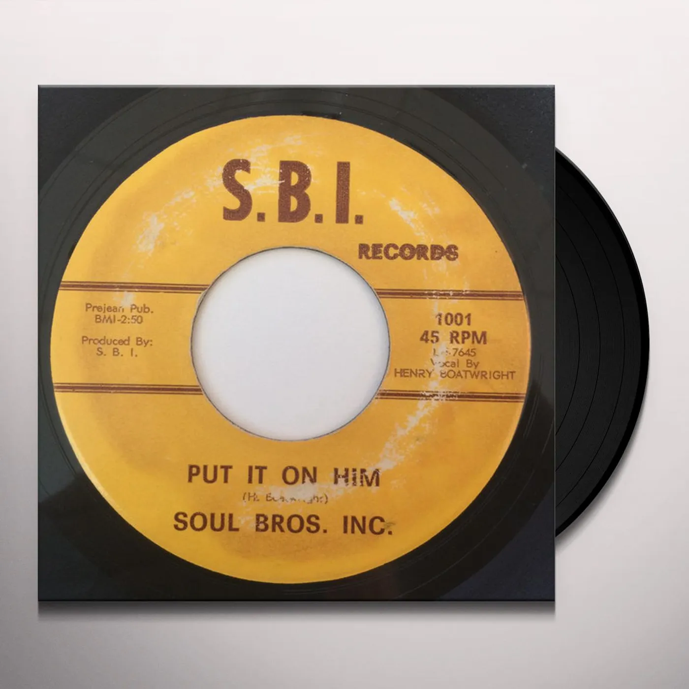 Soul Brothers Inc. Put It on Him Vinyl Record