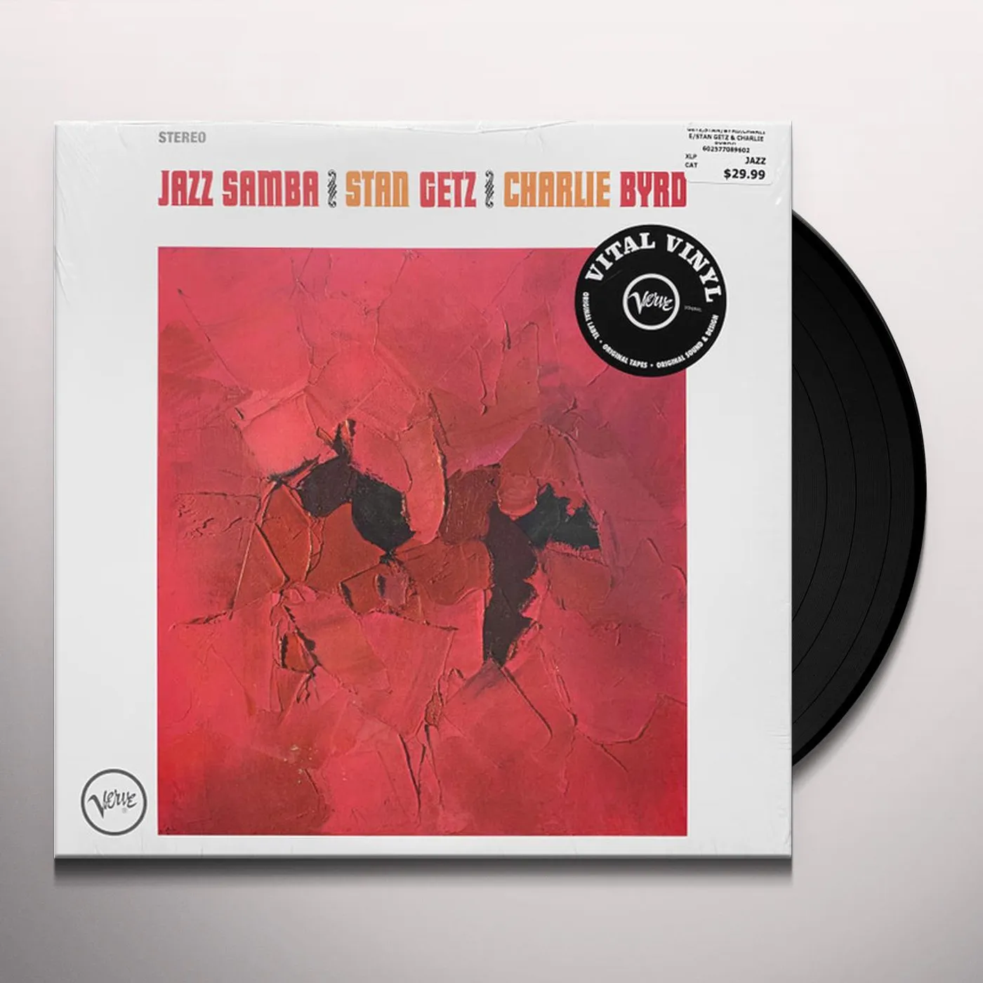 Stan Getz & Joao Gilberto Jazz Samba (LP) Vinyl Record