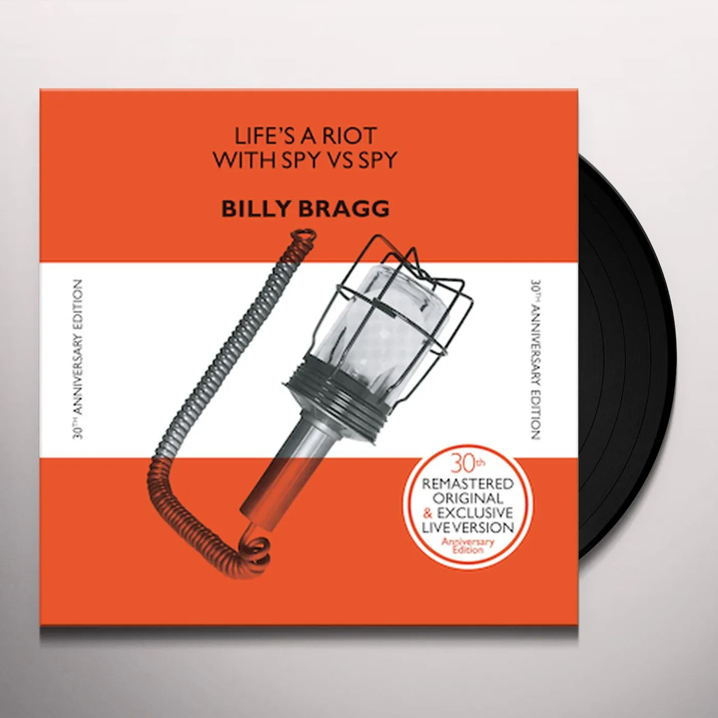 Billy Bragg LIFE'S A RIOT (30TH ANNIVERSARY EDITION) Vinyl Record
