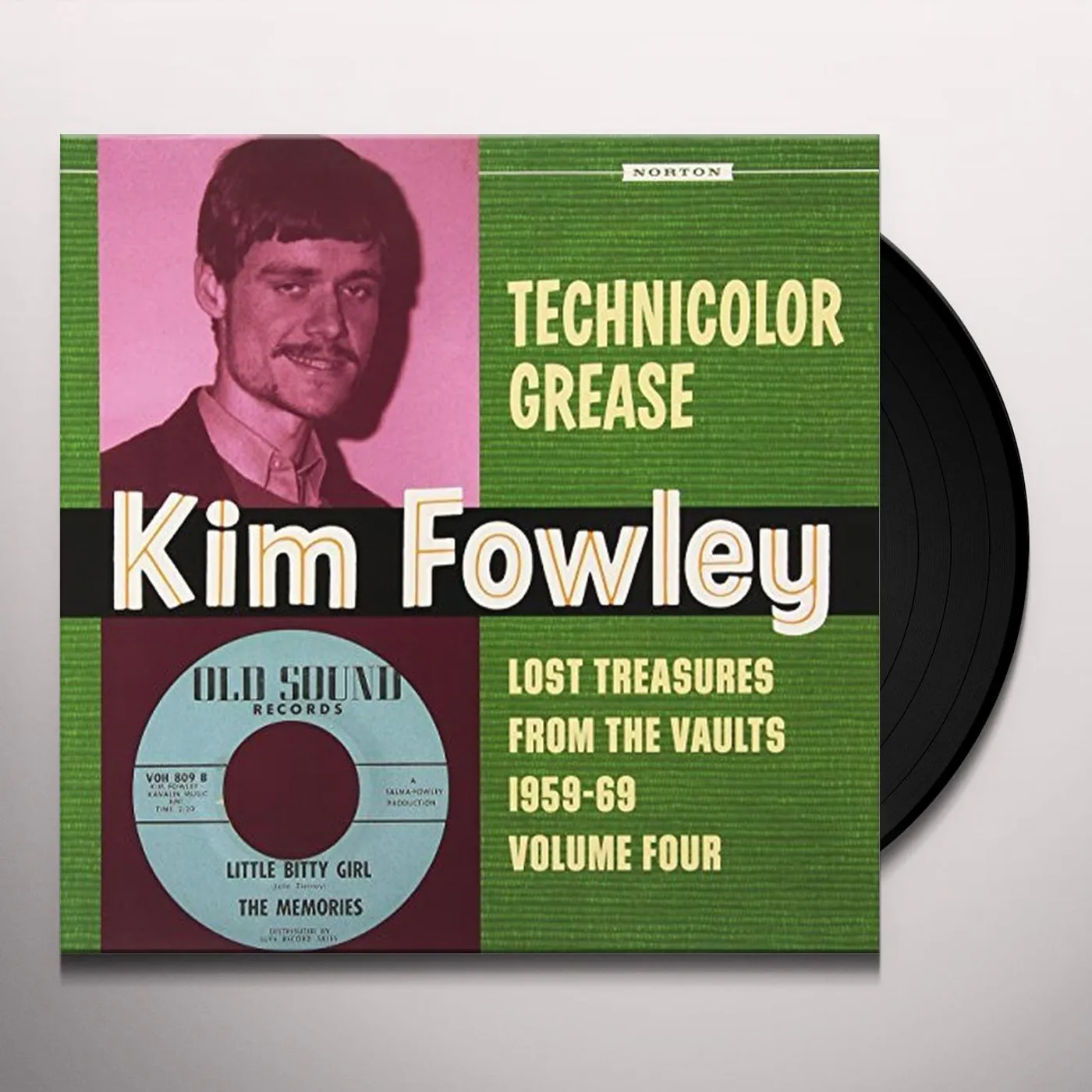 Kim Fowley Technicolor Grease Vinyl Record