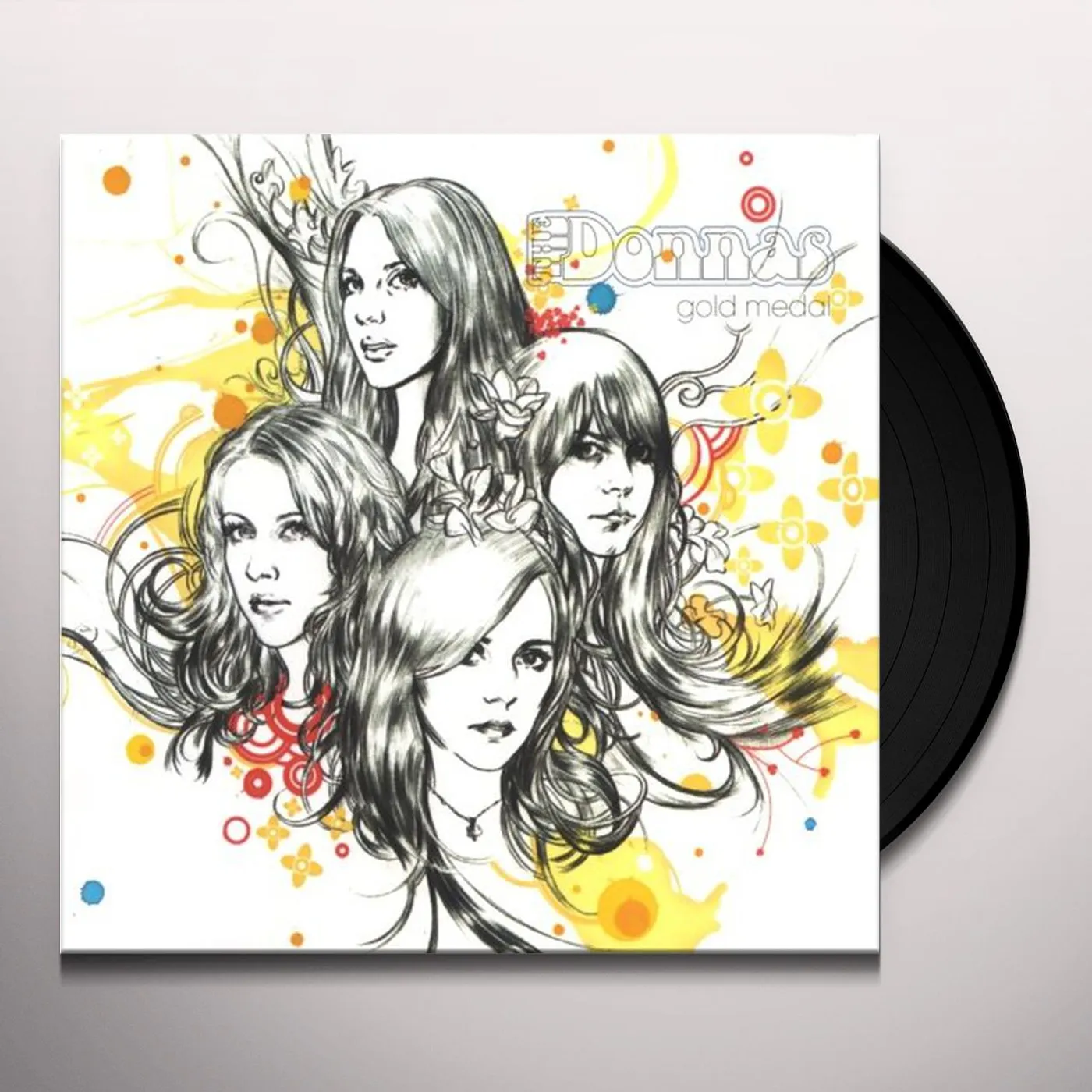 The Donnas Gold Medal (Limited Black & Gold Splatter Vinyl Edition) Vinyl Record