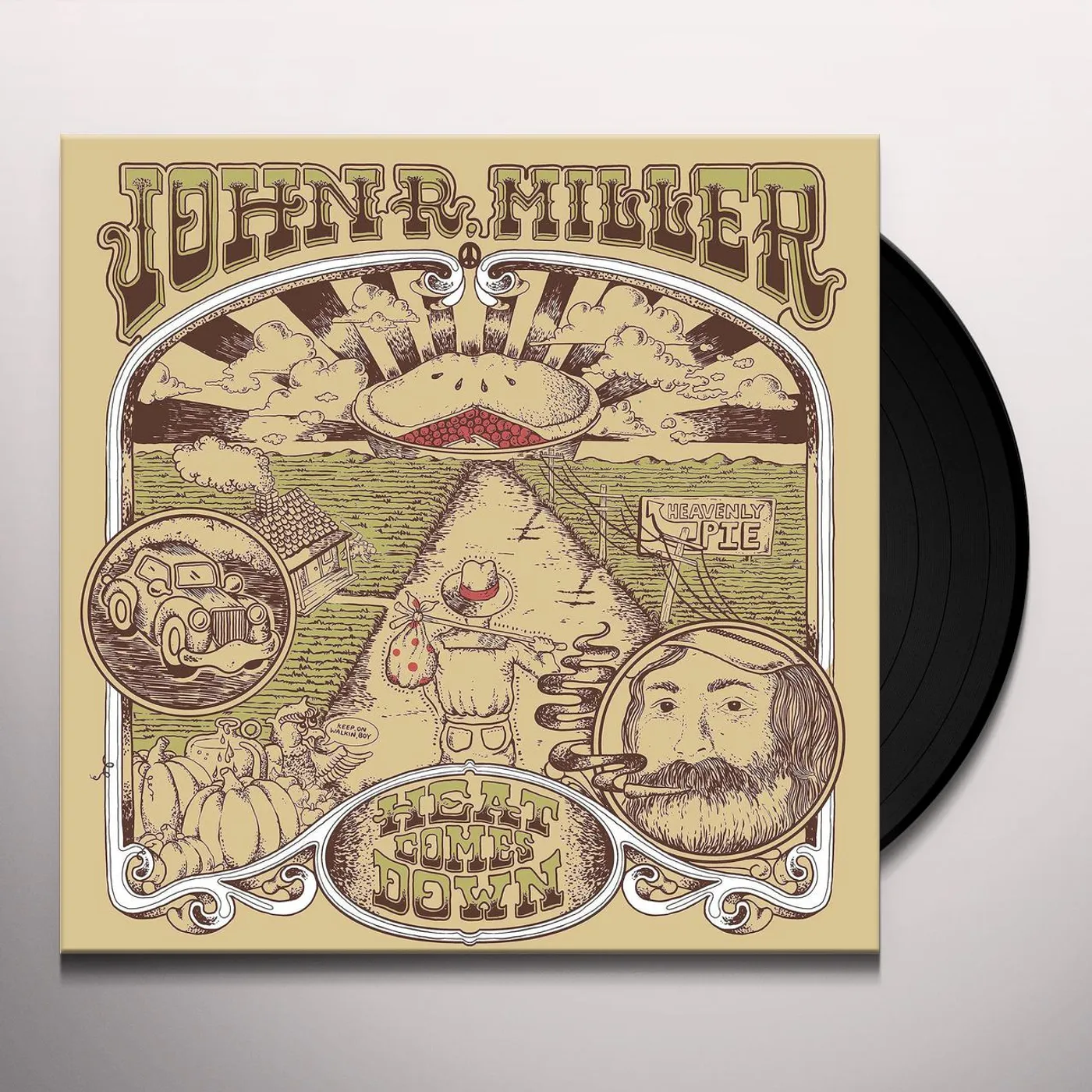 John R. Miller Heat Comes Down Vinyl Record