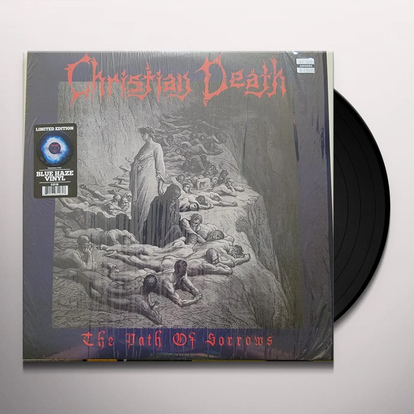 Christian Death PATH OF SORROWS (BLUE HAZE VINYL) Vinyl Record