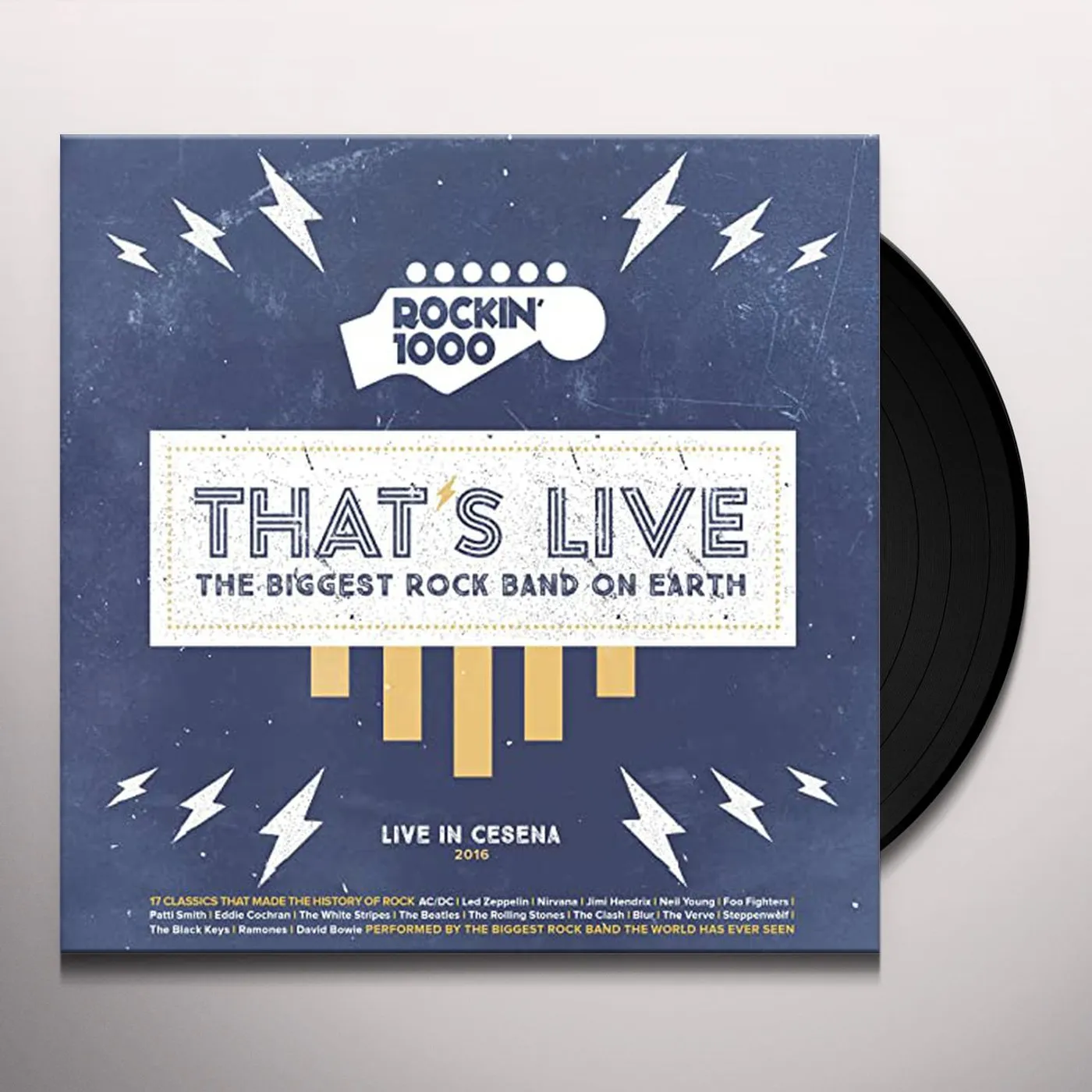 Rockin'1000 THAT'S LIVE: THE BIGGEST ROCK BAND ON EARTH LIVE Vinyl Record