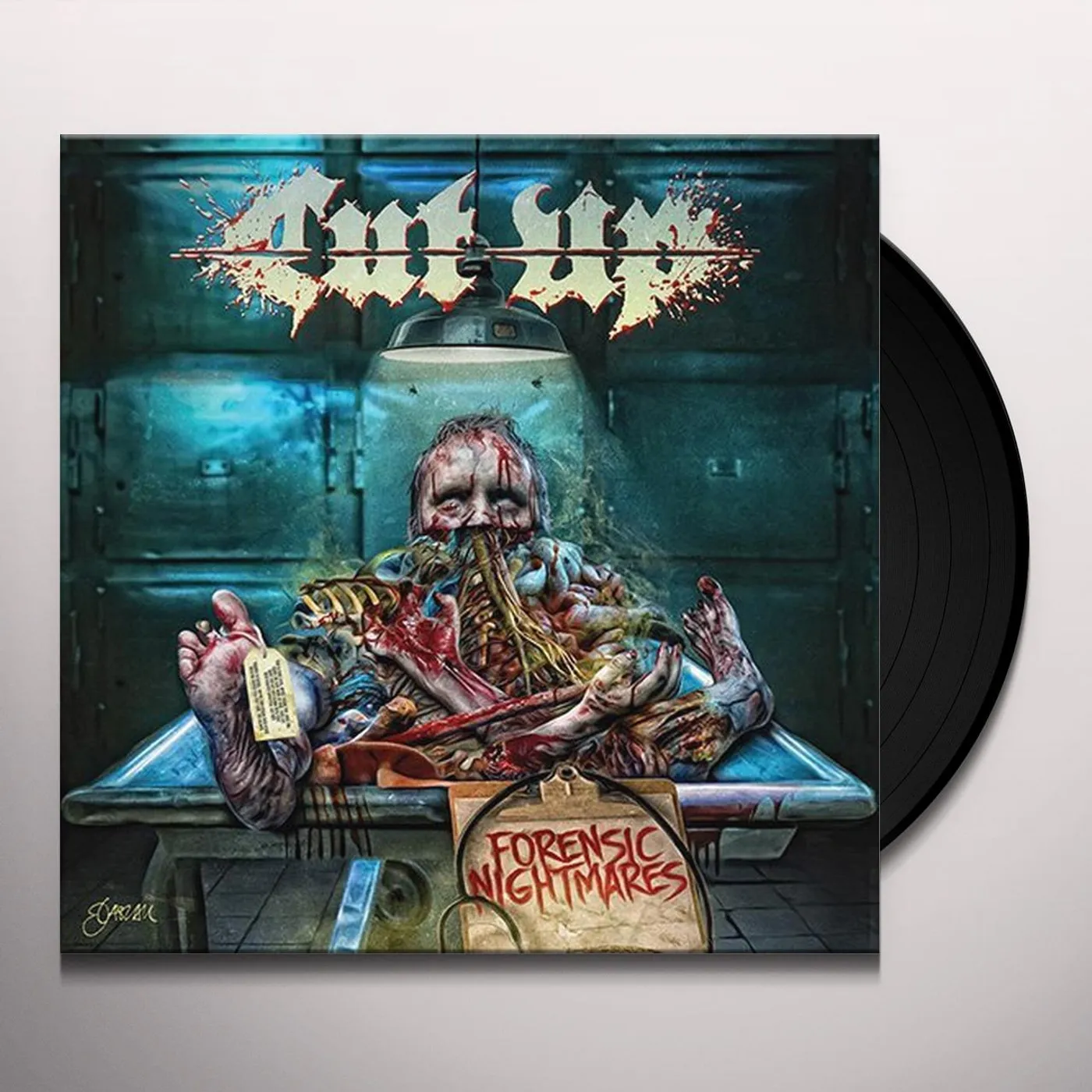 Cut Up Forensic Nightmares Vinyl Record