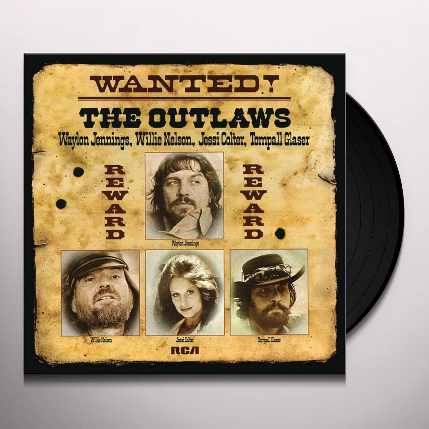 Waylon Jennings / Willie Nelson / Jessi Colter WANTED THE OUTLAWS Vinyl Record