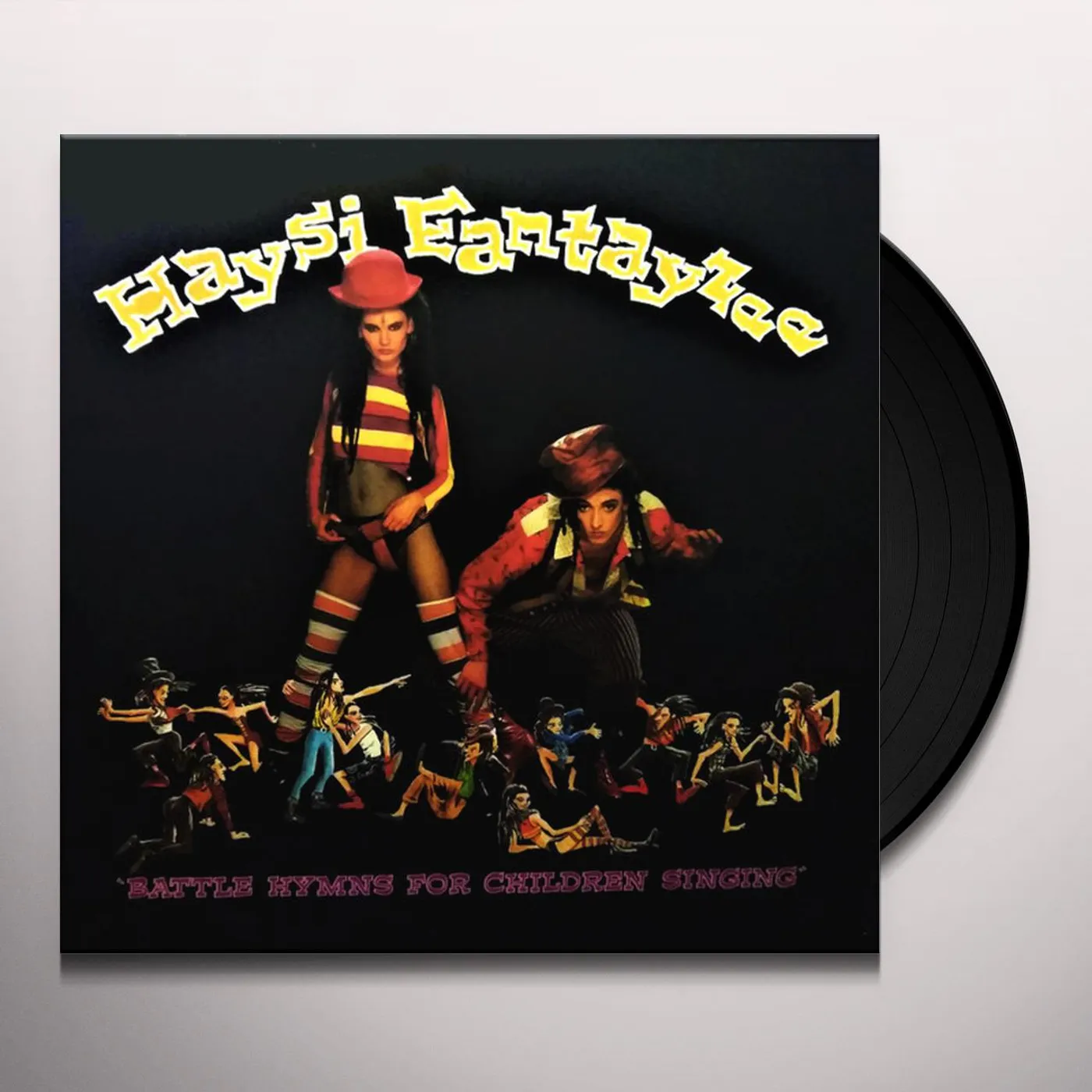 Haysi Fantayzee Battle Hymns For Children Singing (Golden Yellow) Vinyl Record