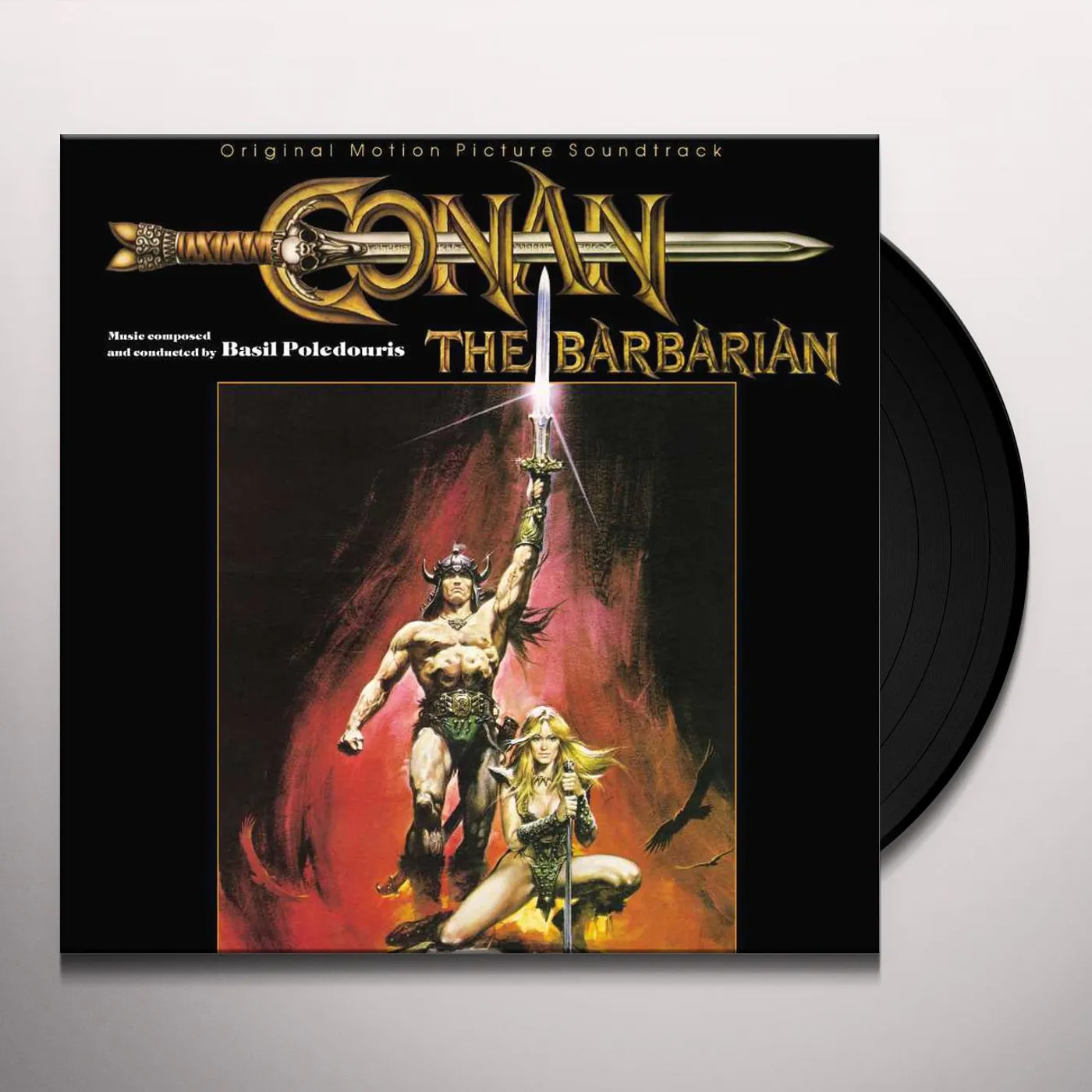 Basil Poledouris CONAN THE BARBARIAN - Original Soundtrack Vinyl Record