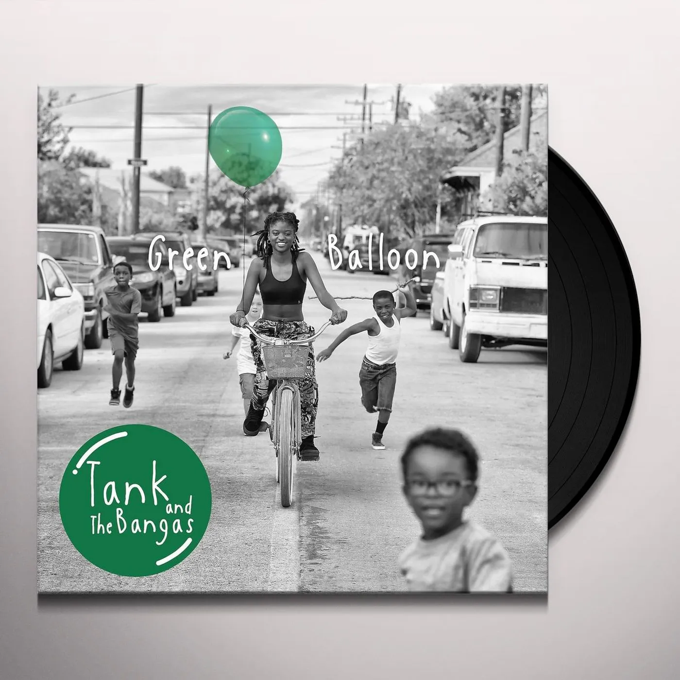 Tank and The Bangas GREEN BALLON Vinyl Record