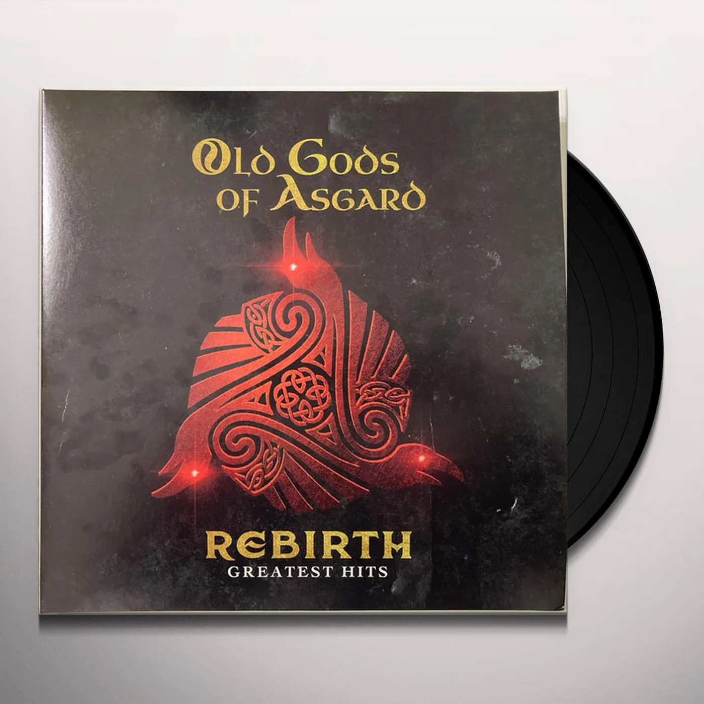 Old Gods Of Asgard LP - Rebirth - Greatest Hits (Ltd. Gold Vinyl 2Lp)