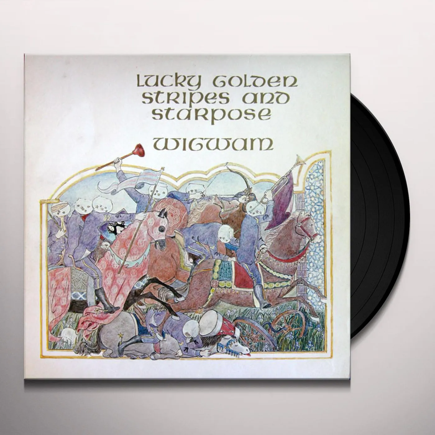 Wigwam Lucky Golden Stripes And Starpose Vinyl Record