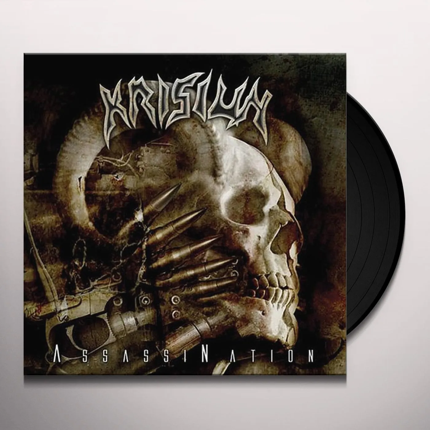 Krisiun ASSASSINATION (CLEAR/BLACK MARBLED VINYL) Vinyl Record